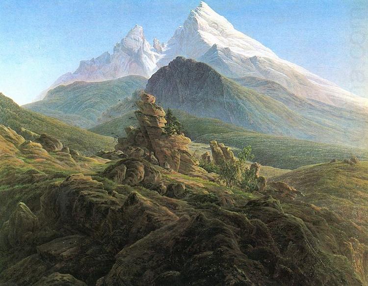 Der Watzmann, Caspar David Friedrich